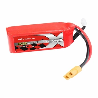 6S-22.2V 1800mAh 130C FPV Rasio Batri Lipo