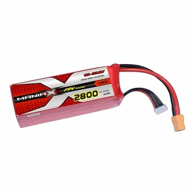 6S-22.2V 2800mAh 130C FPV Rasio Batri Lipo