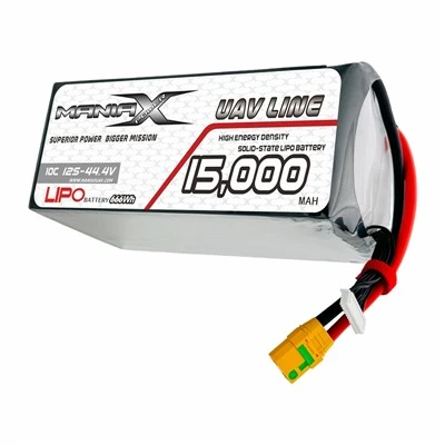 ManiaX Solid-Talaith Lipo 12S-44.4V 15,000mAH 10C Drone & Batri UAV